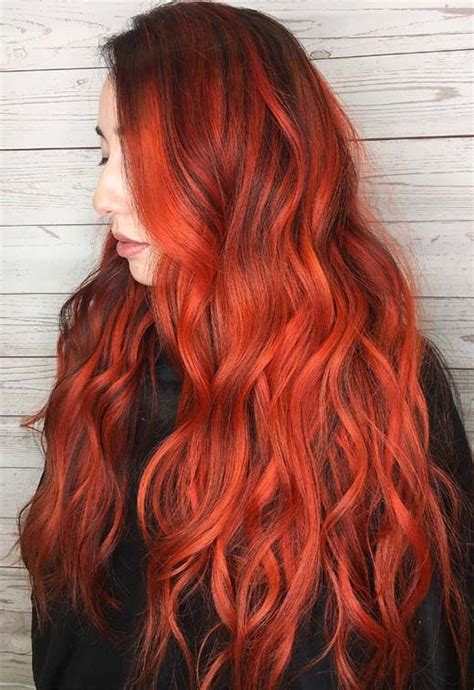 63 Hot Red Hair Color Shades to Dye for | Red hair color shades, Hair ...