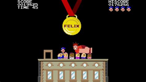 Sega Genesis Megadrive Emulated Fix It Felix Jr Youtube