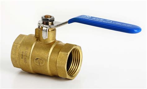 2Pc Brass Ball Valve DN12 1 4 NPT Thread Female To Male Pipe Fitting