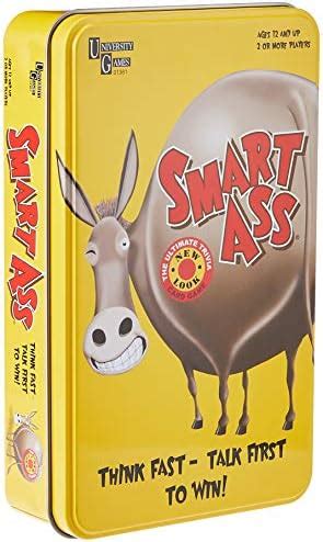 University Games Smart Ass Card Game Tin Amazon Au Toys Games
