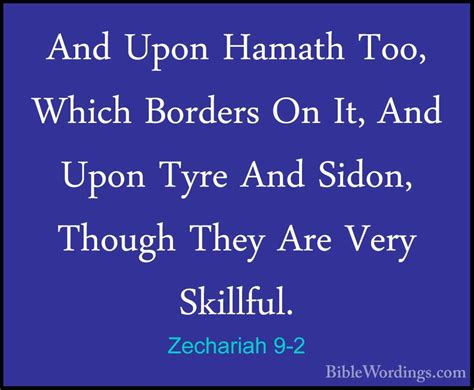 Zechariah 9 - Holy Bible English - BibleWordings.com