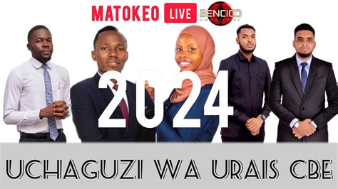 LIVE MATOKEO YA UCHAGUZI CBE 2024 YouTube