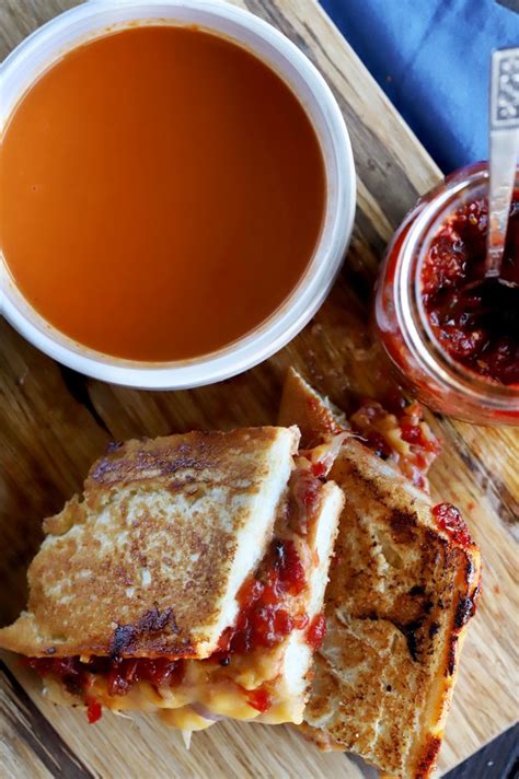 Inverted Grilled Cheese with Tomato Jam_2842 - Cake 'n Knife