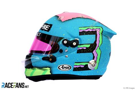 Daniel Ricciardo helmet, 2019 | Helmet, Custom helmet design, Racing ...