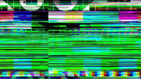 Colorful Tv Static Glitch Overlay Youtube