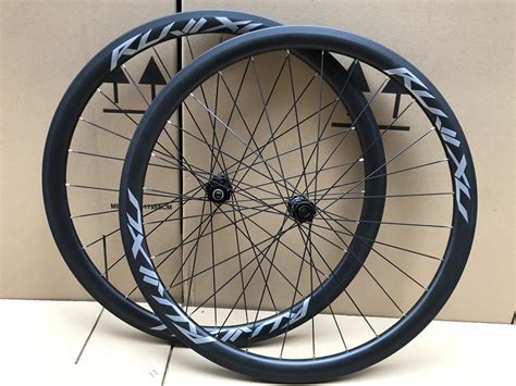 RUJIXU Road Bike Carbon Fiber Wheel Set DT240S 350 Hubs Road Disc Brake