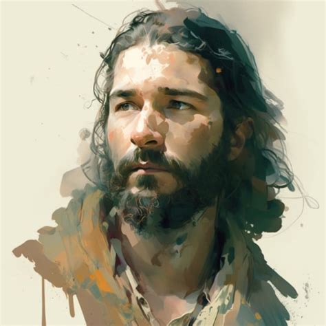 Shia LaBeouf in the Art Style of Tom Whalen