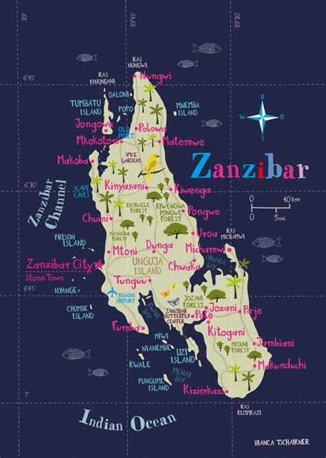 Zanzibar City Map