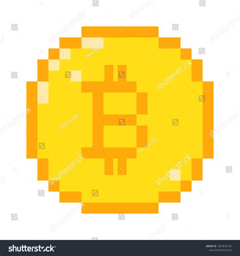 8 Bit Pixel Art Bitcoin Icon Stock Illustration 1067818142 | Shutterstock