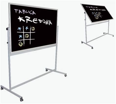 Tablica Profi Dwustronna Obrotowa Jezdna Kredowa Magnetyczna X