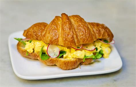 Egg Salad Croissant Sandwich Delicious Pinterest