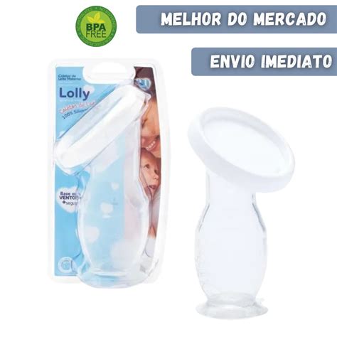 Coletor Extrator De Leite Materno Silicone Lolly Shopee Brasil