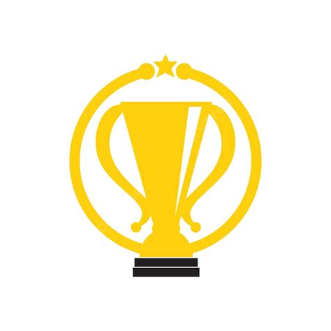 Trofeo Ilustraci N Logotipo Vector Emblema Plantilla Marca Vector Png