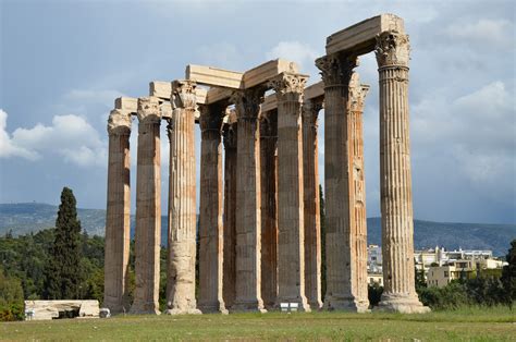 Temple of Olympian Zeus, Athens (Illustration) - World History Encyclopedia