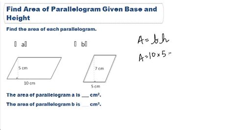 Area of a Parallelogram | CK-12 Foundation