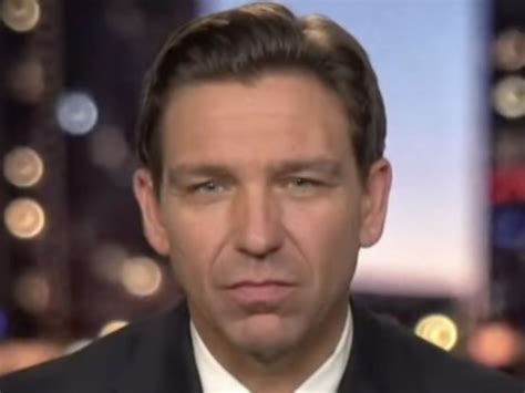 Ron DeSantis Total Phony Runs Right Now Runs Center Later Blank