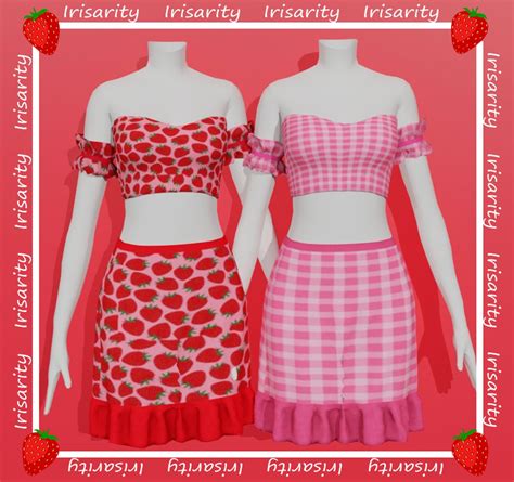 Strawberry Shortcake Characters Sims 4 Clothing Sims Cc Coquette