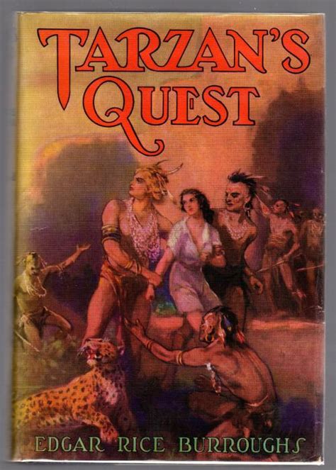 Tarzan S Quest By Edgar Rice Burroughs First Edition Signed By Edgar