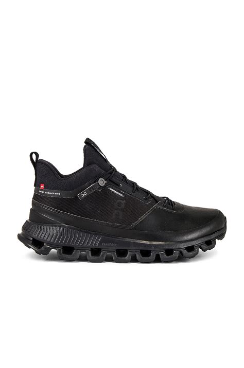 On Cloud Hi Waterproof In Black Fwrd
