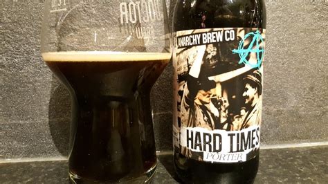 Anarchy Brew Co Hard Times Porter British Craft Beer Review YouTube