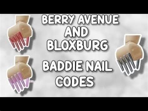 Id Aethestic Code Roblox And Nails Bloxburg And Berry Avenue