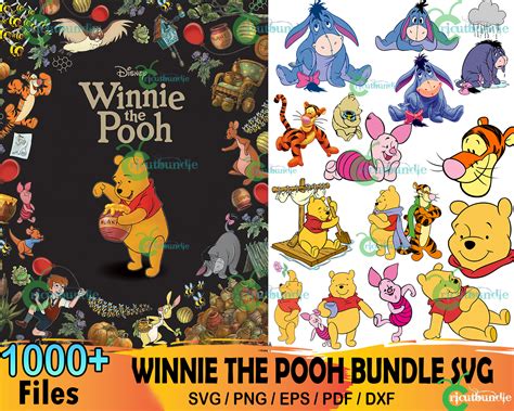 1000 Winnie The Pooh Bundle Svg Free Svg Files For Cricut