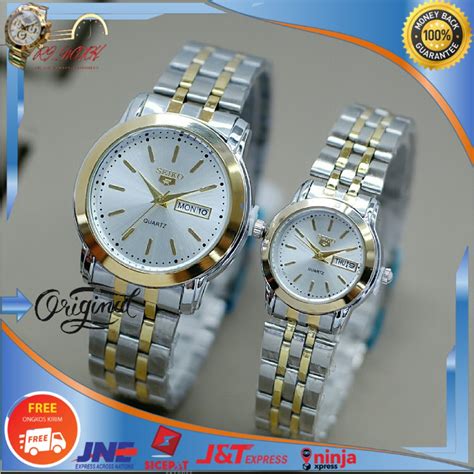 Jual Jam Tangan Pria Cowok Couple Pasangan Seiko Terbaru 2020 Hari