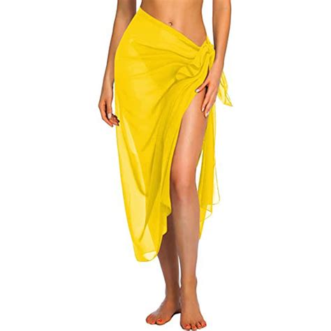 Robe De Plage Jupe Longue Et Courte Pour Femmes Sarong Cover Up Pour