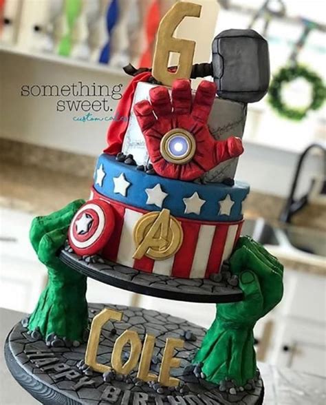 Las Mejores Tortas De Los Vengadores Todo Bonito Marvel Birthday