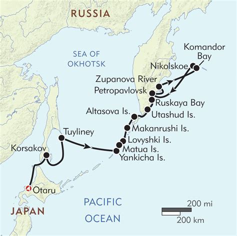 Russian Far East route-map | Route map, Trip, Otaru