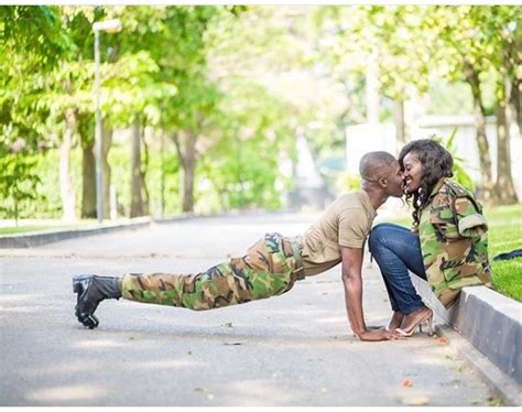 Adorable Pre Wedding Photos Of A Soldier And His Fiancee Romance Nigeria