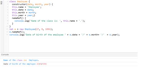 Es6 Classes Creating A New Es6 Class With Examples