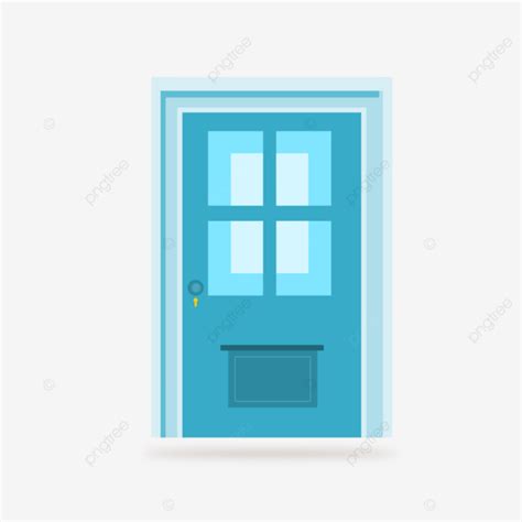 House Door Clipart, House Door, Door, Door Clipart PNG and Vector with Transparent Background ...