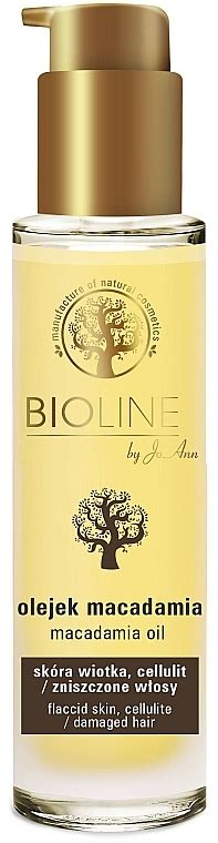 Bioline Macadamia Oil Huile De Macadamia Pour Cheveux Visage Et