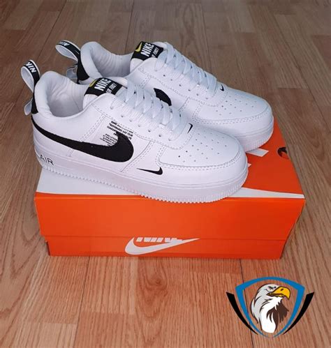 Nike Force One Blanco Con Negro Free Shipping Available