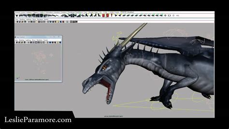 Maya Quadruped Dragon Rig Youtube