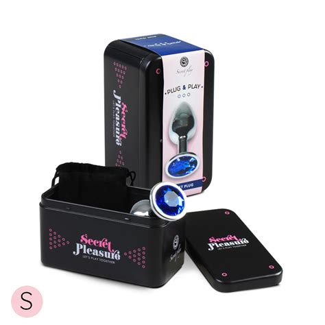 PLUG ANAL S AZUL Cod B Secret Play