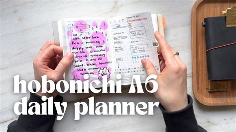 3 Ways I Use The Hobonichi Techo A6 Planner Planner Journal And Ink