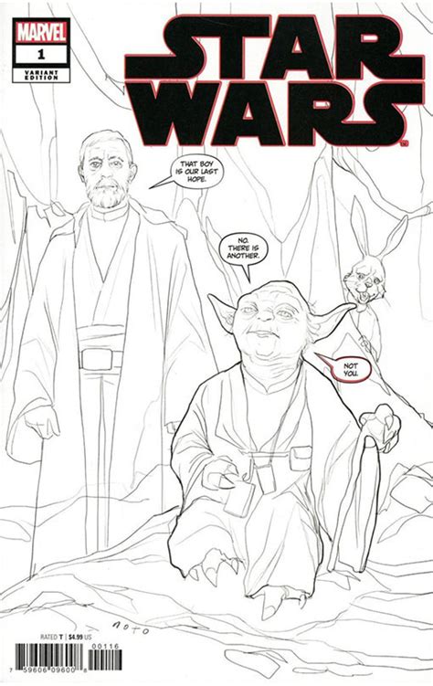 Star Wars 2020 1 Phil Noto Party Sketch Variant Cosmic Realms