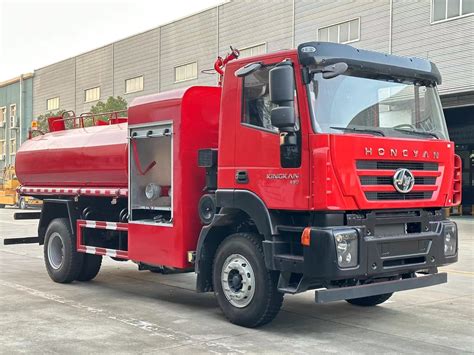 Hongyan Kingkan 290HP Water Foam Fire Truck 2024 New Model 4X2