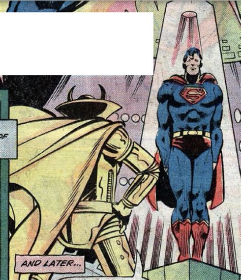 So Hot The Weapon Master Exhibits Superman As His Trophy Boy Cockily Posing Before The