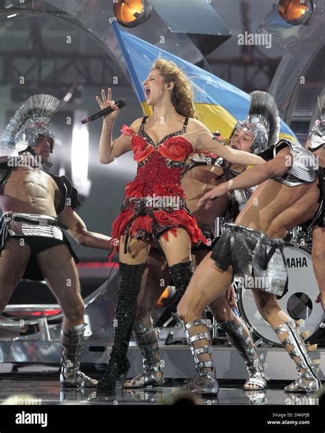 Svetlana Loboda, representing the Ukraine in the 2009 Eurovision Song ...