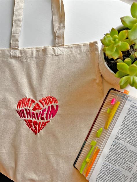 Christian Tote Bag, Bible Verse Bag, Christian Womens Gift, Christian ...