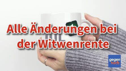 Witwenrente 2025 Vier wichtige Änderungen im Überblick bei dieser Rente