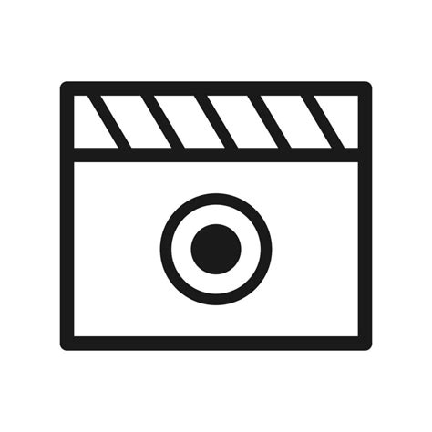 Clap Board Icon 21768607 Vector Art At Vecteezy