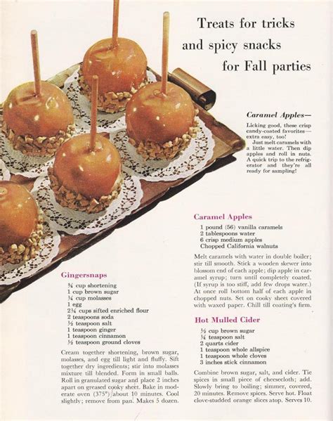 Vintage Halloween Recipes 3