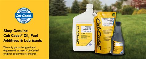 Lawn Mower Oil and Lubricants | Cub Cadet US