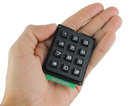 Teclado Matricial 3x4 12 Teclas Rígido Usinainfo