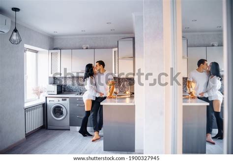 Nude Passionate Kissing Couple Guy Woman Stock Photo 1900327945 Shutterstock