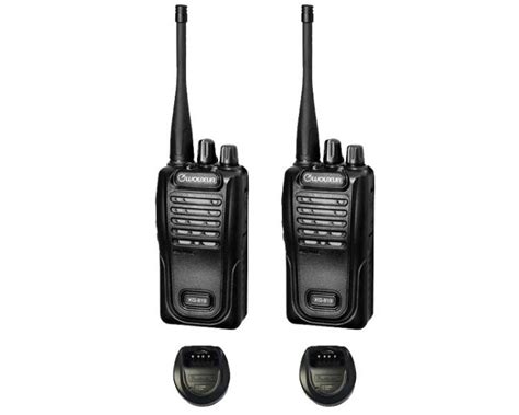 Set Van 2 Wouxun KG 819 UHF IP55 PMR Portofoons